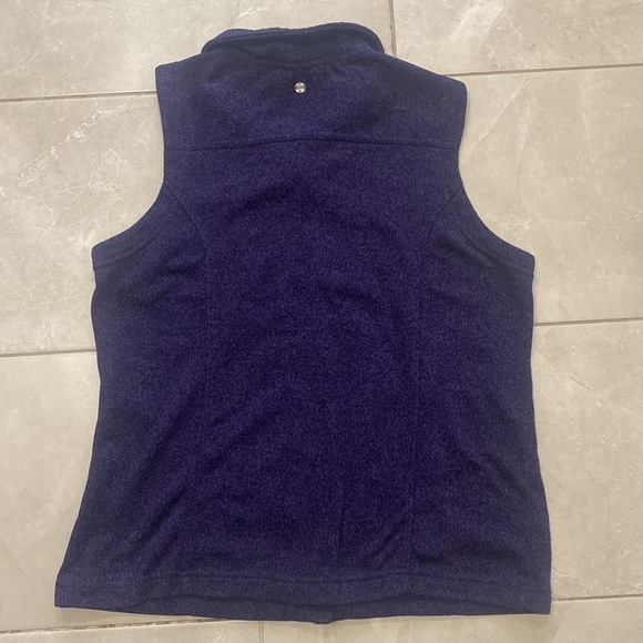 EUC Northern Reflections Plum Sweater Vest - Picture 10 of 14